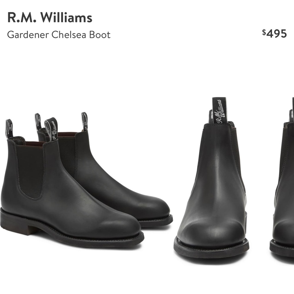 R.M. RM Williams Chelsea Boots